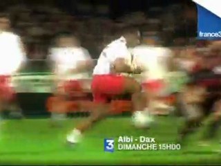 BANDE ANNONCE RUGBY ALBI / DAX