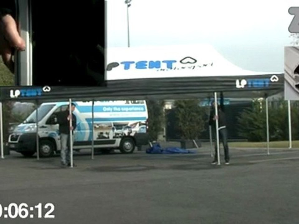 Montage de la tente évenementielle ZP 4m x 8m LPTENT