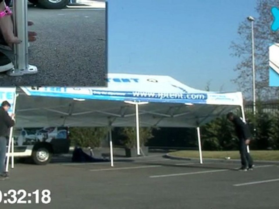 Montage de la tente professionnelle XP 3m x 6m