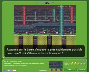 Un jeu de Lancer avec Yoshi