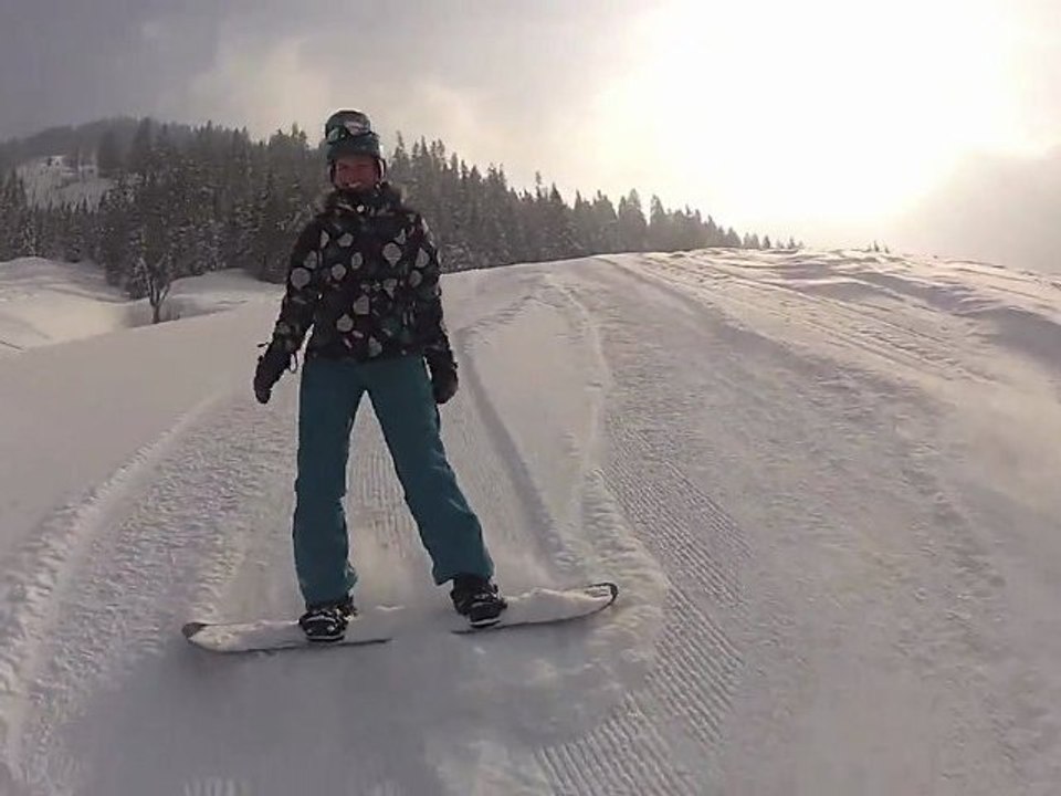 Dinas erste Stunden auf dem Board