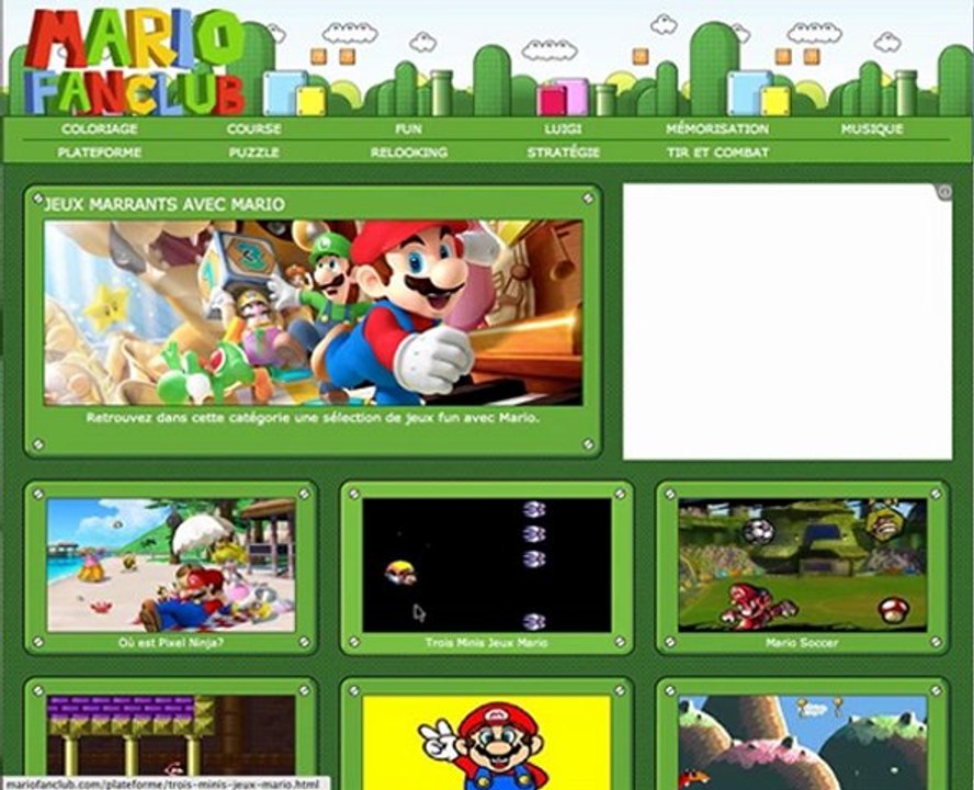 Des jeux Mario