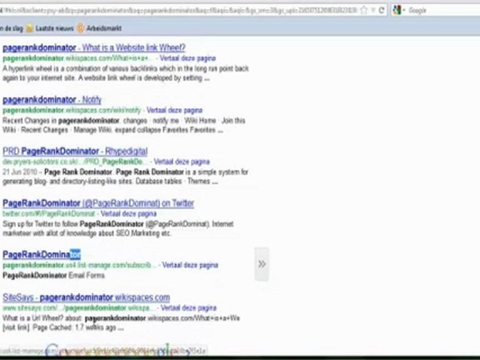 Pagerank and Seacrh Engine Optimization by PageRank Dominator