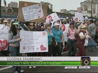Profesores de la AVEC exigieron el pago del aumento salarial
