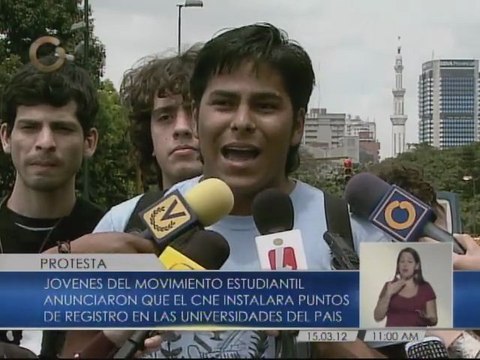 Instalará puntos de inscripción en el RE en universidades del país