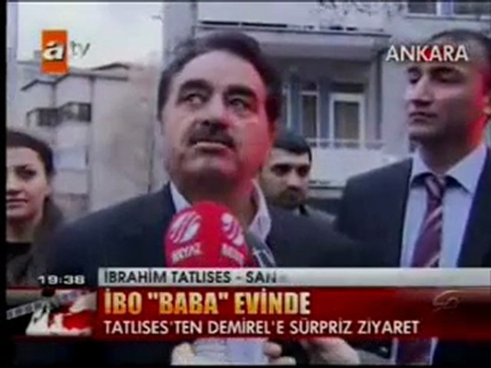 İBRAHİM TATLISES & SÜLEYMAN DEMİREL - ATV ANA HABER (15.03.2012)