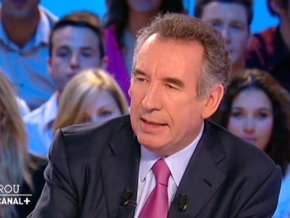 François Bayrou, invité de Face à Canal+ - 150312