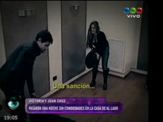 Pronto.com.ar Vicky y Juan Cruz cumplen el castigo de GH