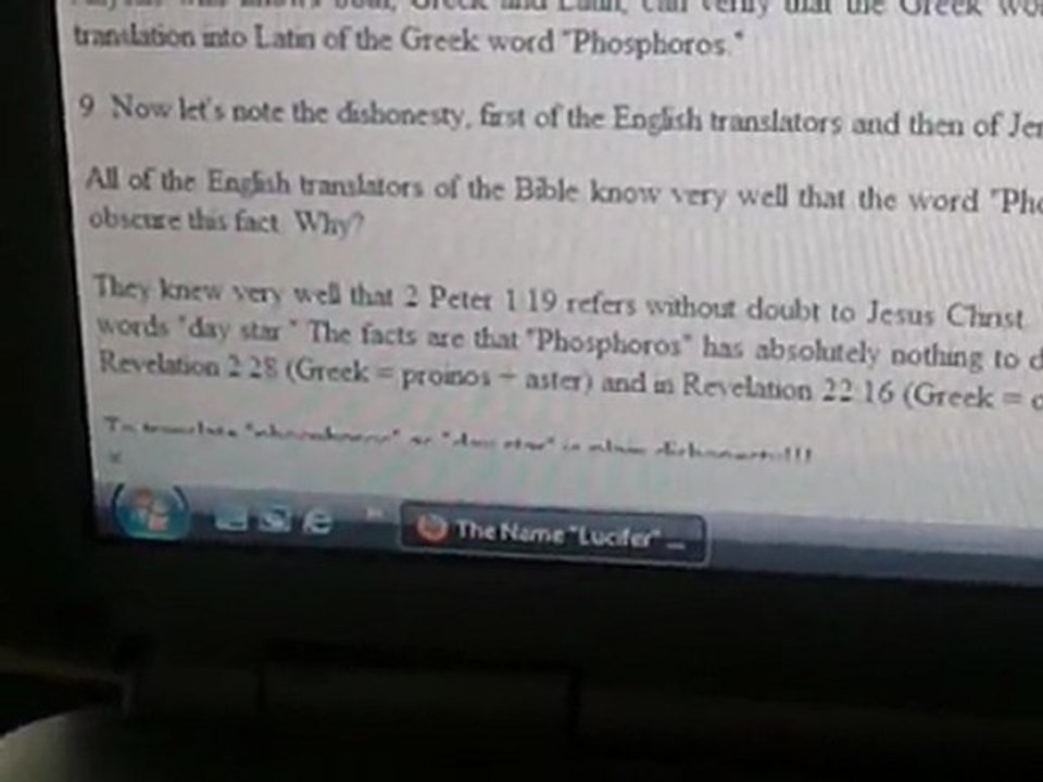 Jesus Christ Is Lucifer According To The Bible In Revelation 22:16