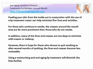 Products To Treat Wrinkles Around Mouth