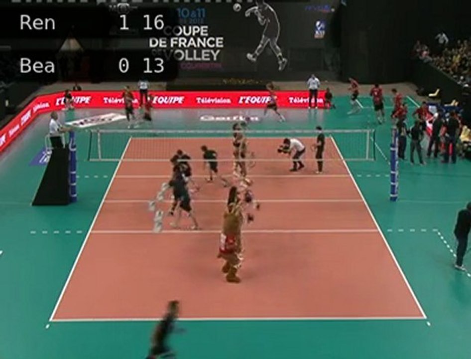 Volley - CDF 12 - Finale masculine - Rennes / Beauvais - Dimanche 11 mars 18h