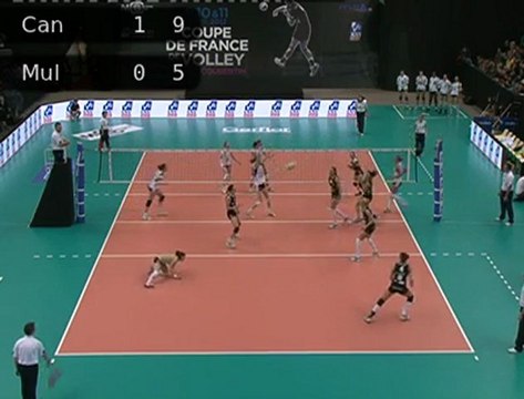 Volley - CDF 12 - Finale féminine - Mulhouse / RC Cannes - Dimanche 11 mars 16h