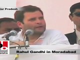 Rahul Gandhi in Moradabad: People with honest intention don’t give promises
