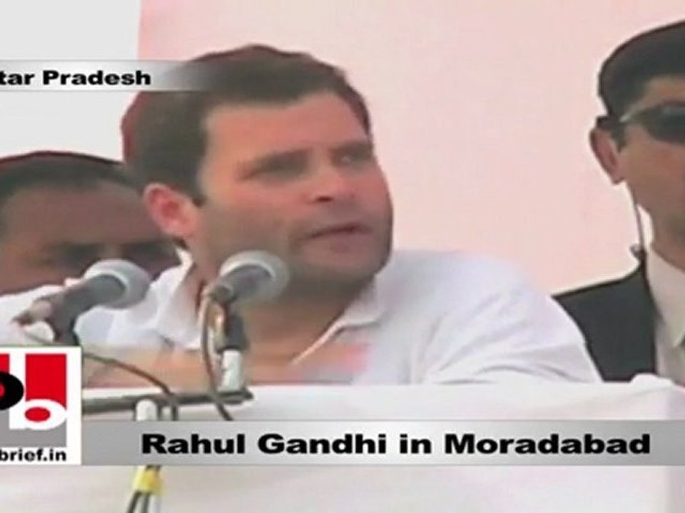 Rahul Gandhi in Moradabad: People with honest intention don’t give promises
