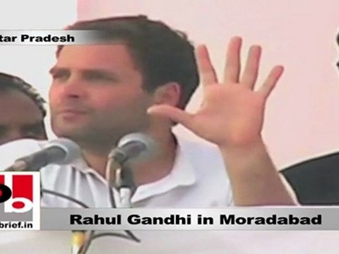 Rahul Gandhi in Moradabad: How can Mulayam Singh give free electricity?