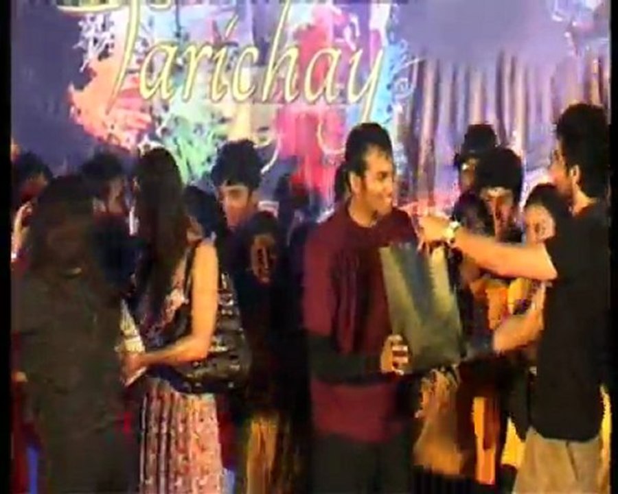 Ayushmann And Yami At College Fest
