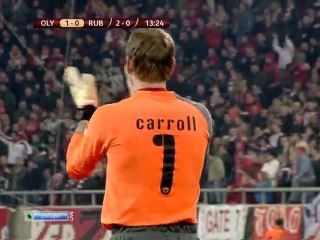 ЛЕ 2011/12. 1/16 финала. Олимпиакос - Рубин 1-0 (1-0 Джеббур)