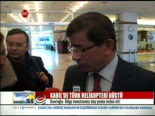 Kabil'de Türk Helikopteri Düştü