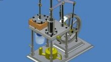 2eme animation 3D du moteur Stirling