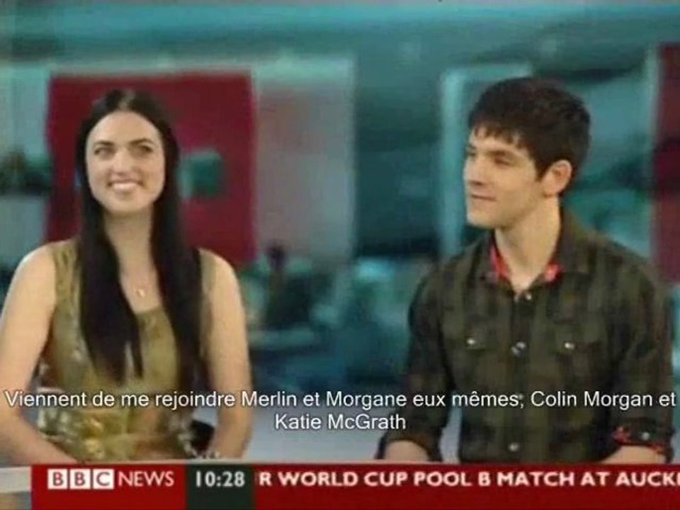 BBC News - Colin Morgan   Katie McGrath vost 2011