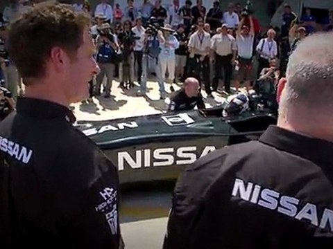 First lap of Nissan Deltawing at Sebring International Raceway, 2012