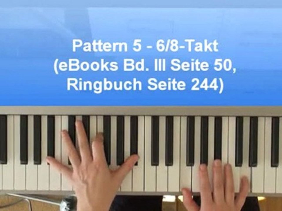 Klavier lernen: Akkorde mit Pattern umsetzen