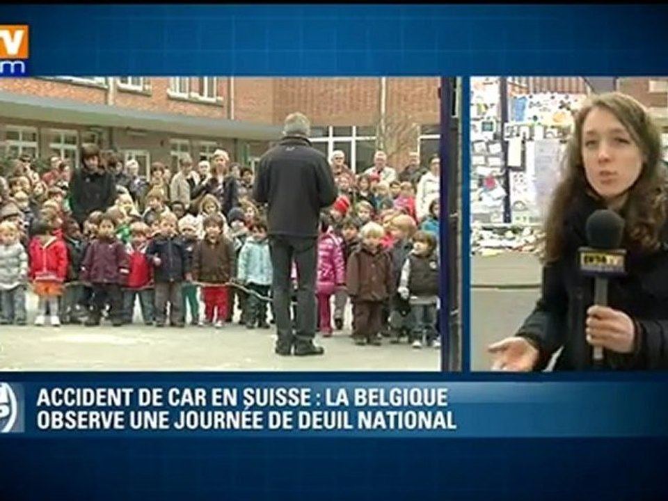 Accident de car en Suisse : la Belgique rend hommage aux victimes