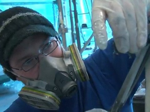 Point sur le chantier d'hiver 2011-2012 du Maxi trimaran Sodebo