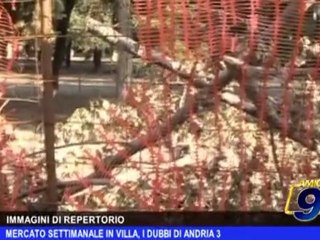Mercato settimanale in villa, i dubbi di Andria 3