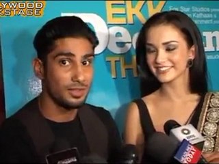 Prateik & Amy TATTOO each others name!