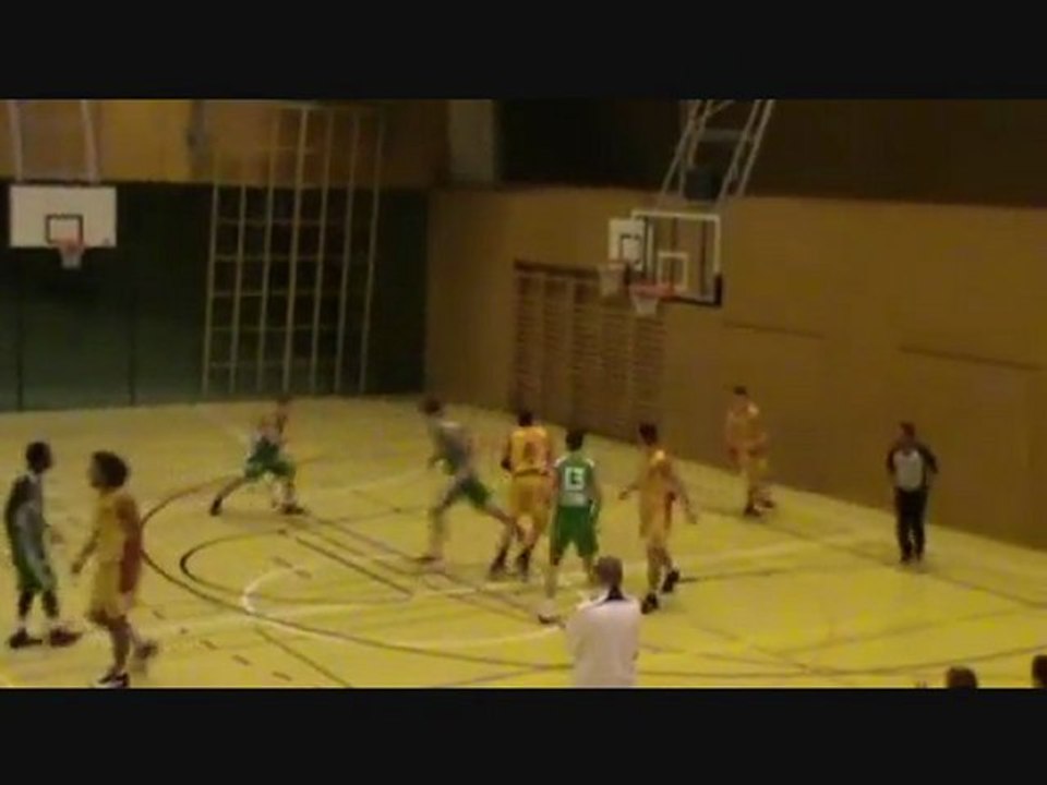 full game part 1 vs Fribourg LNB 2nd Swiss division Geoffroy CHOGNARD