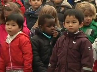 Belgians pause to remember crash victims