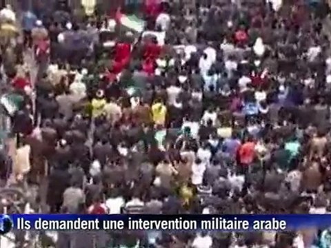 Des milliers de Syriens manifestent pour une intervention militaire