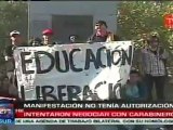 Chile: estudiantes realizaron primer marcha del año