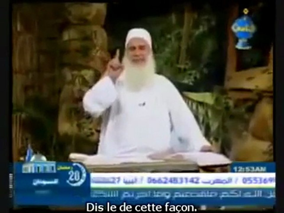 T'en peux plus, tu veux une femme pieuse, ou un homme pieux   Dis cette invocation et tu l'auras.