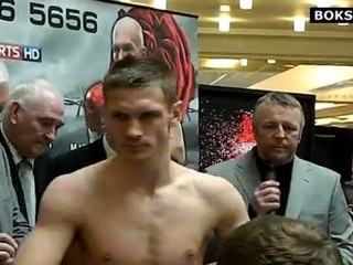 Proksa - Hope: Ważenie przed pojedynkiem w Sheffield