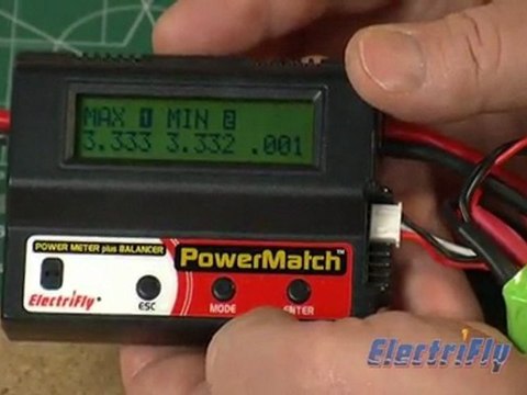 Great Planes® ElectriFly® PowerMatch™ Power Meter & Balancer