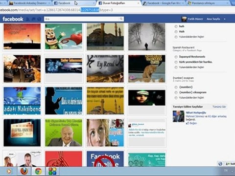 Facebook arkadaş önerme