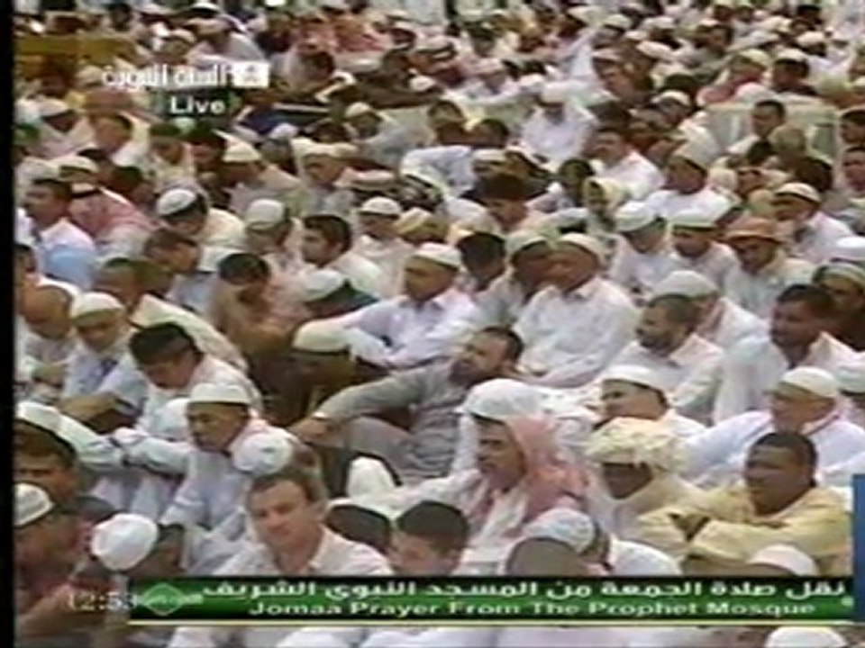 خطبة الجمعة من المسجد النبوي الشيخ/حسين آل الشيخ2012/3/16