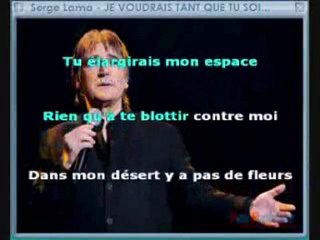 je voudrais tant que tu sois là chanteur Raymond