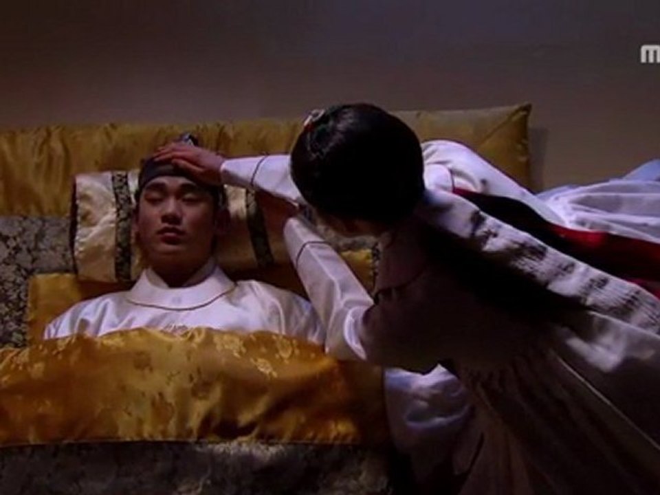 The king cries at sleep