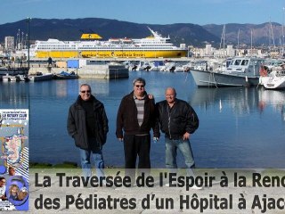 La Traversée de l'Espoir à la Rencontre des Pédiatres d'un Hôpital à Ajaccio