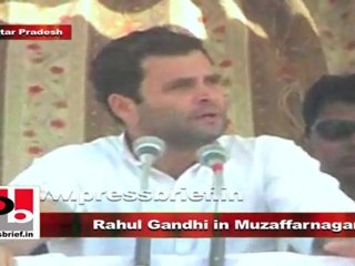 Rahul Gandhi in Muzaffarnagar: Mulayam Singh Yadav ignored Muslims