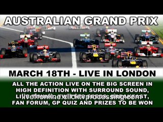watch FIA Formula 1 live streaming on 17th March 2012