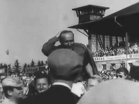Autosital - Publicité Pirelli, Juan Manuel Fangio, cinq titres F1