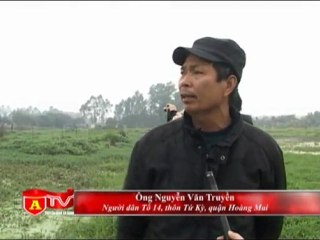 ANTÐ - Chỉ sau 1 đêm hàng trăm ngôi mộ bị vùi lấp ở Hòang Mai