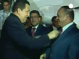 Chavez returns to Venezuela after treatment in Cuba