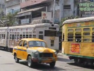 Tramways de Calcutta (Kolkata), Inde, 02/2012