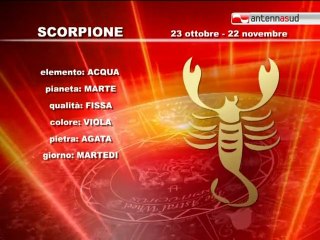 Tải video: 16.03.12 Segno per segno, l'oroscopo di Antenna Sud