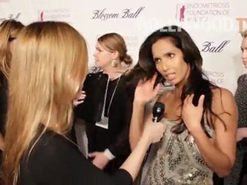 Deborah Harry, Padma Lakshmi, Susan Sarandon, y Tyra Banks en el Baile de la flor en Nueva York